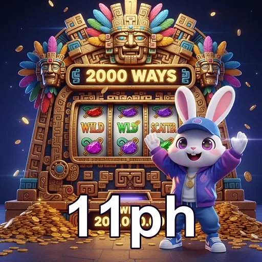 Excited player enjoying slot games at 11ph